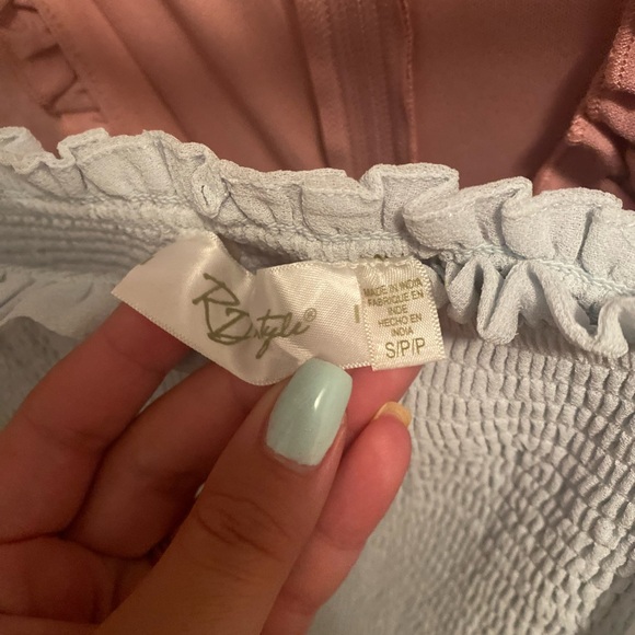 RD style powder blue dress small - Picture 2 of 2